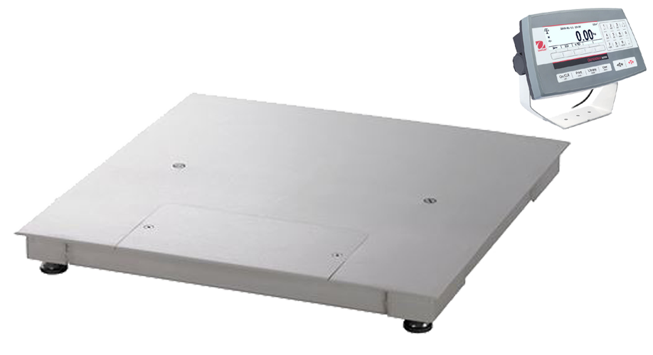 Ζυγός δαπέδου 600kg από ανοξείδωτο χάλυβα DF52XW600G1S-M