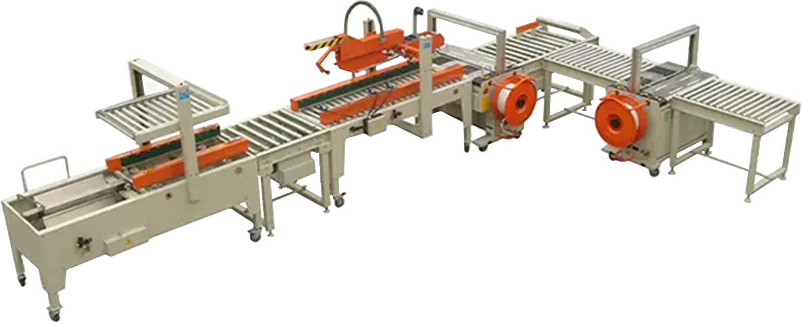 Αυτόματο κλειστικό χαρτοκιβωτίων με ταινία και τσέρκια XFK-3