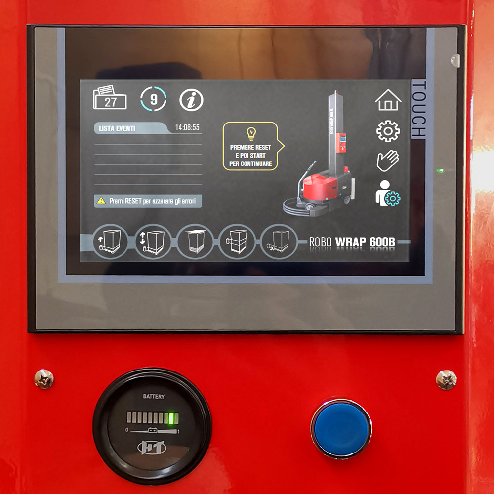 Ρομποτική μηχανή περιτύλιξης Robo Wrap 600A display robo wrap